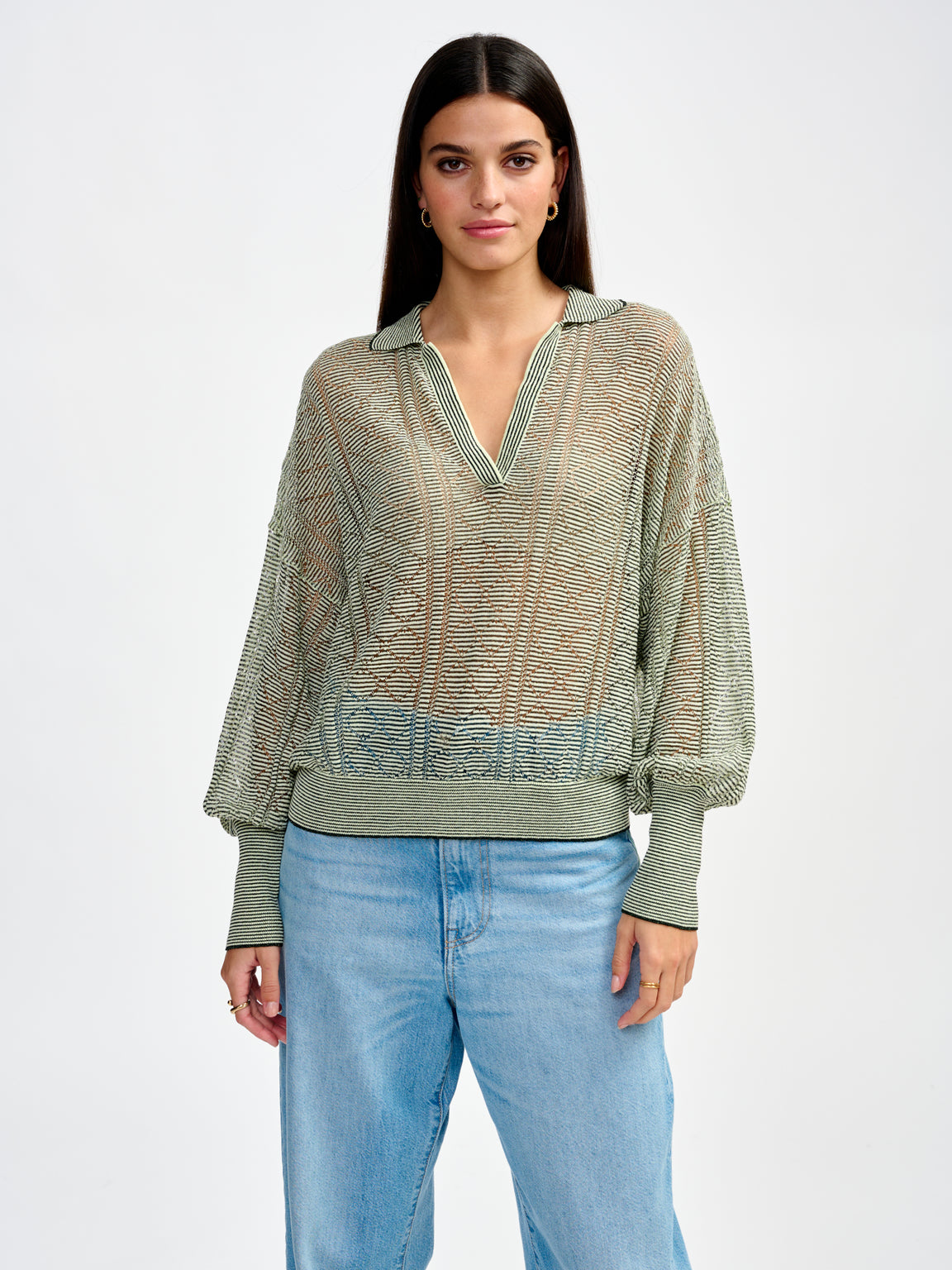Dommi Sweater - Green | Women Collection | Bellerose