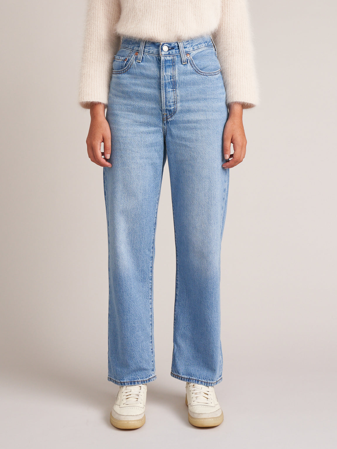 LEVI'S® | RIBCAGE STRAIGHT ANKLE JEANS FOR WOMEN VINTAGE STONE WASH