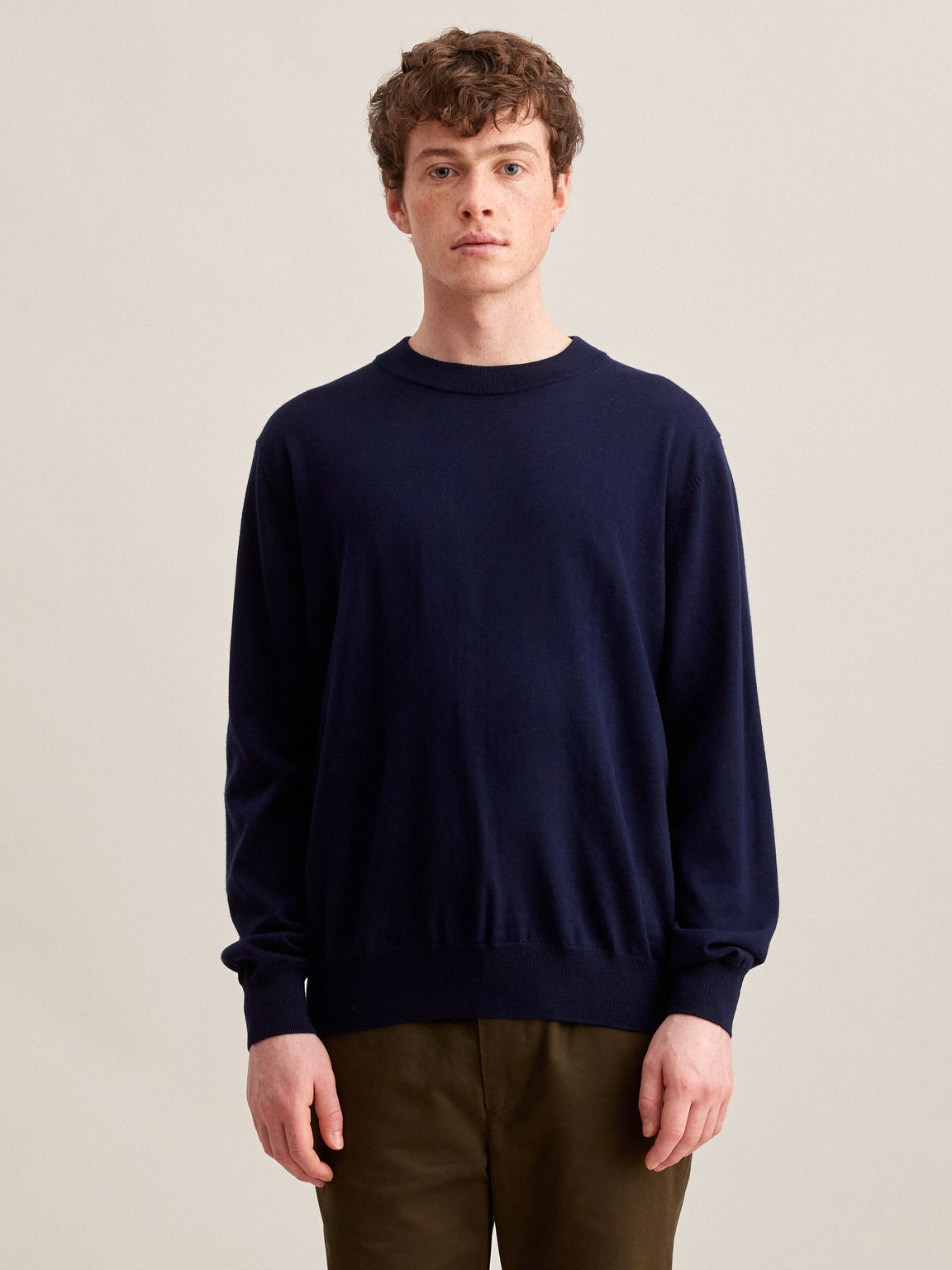 Dilliv sweater - Brown - Wool - Bellerose Men