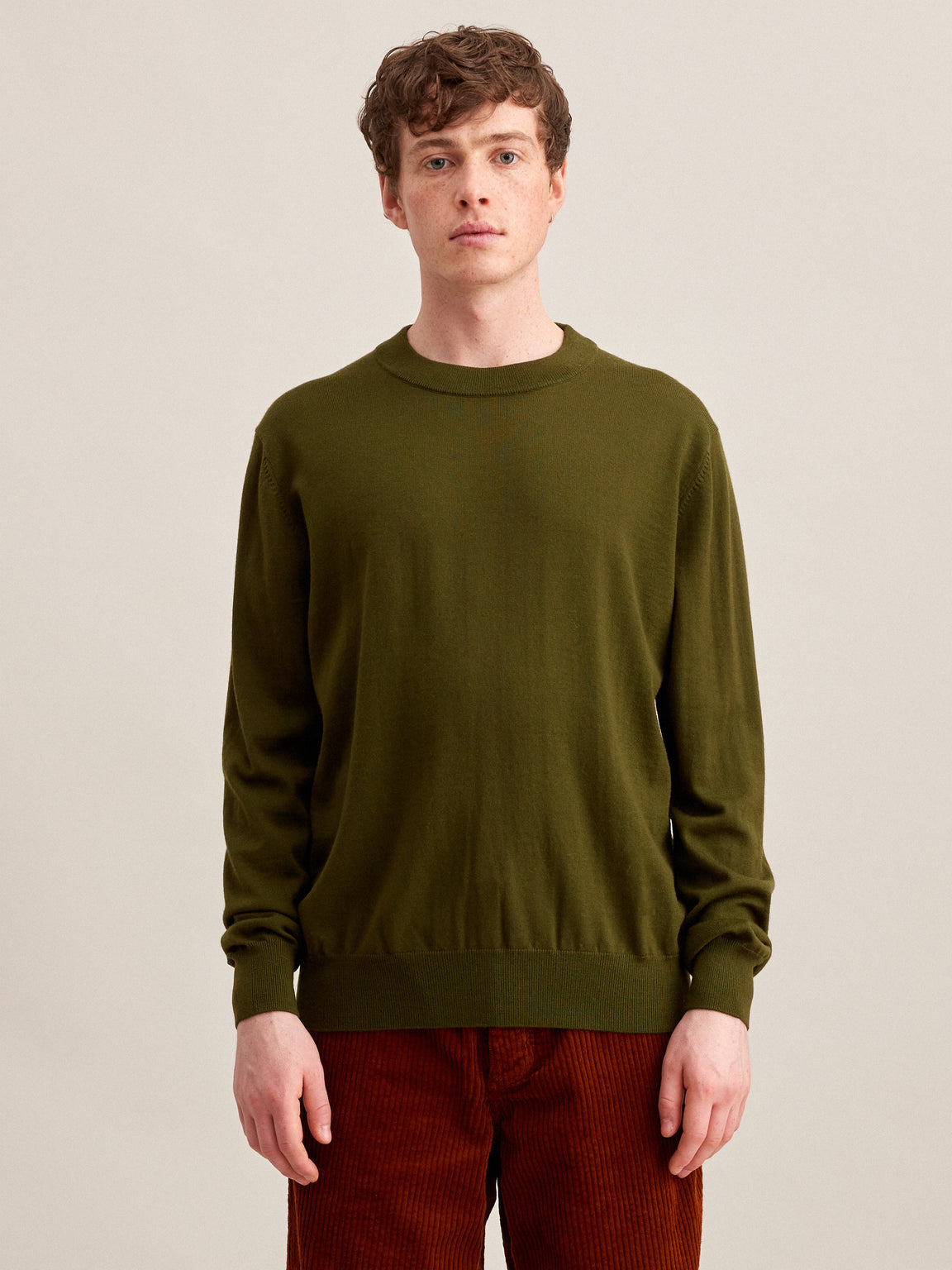 DILLIV SWEATER MILITARY