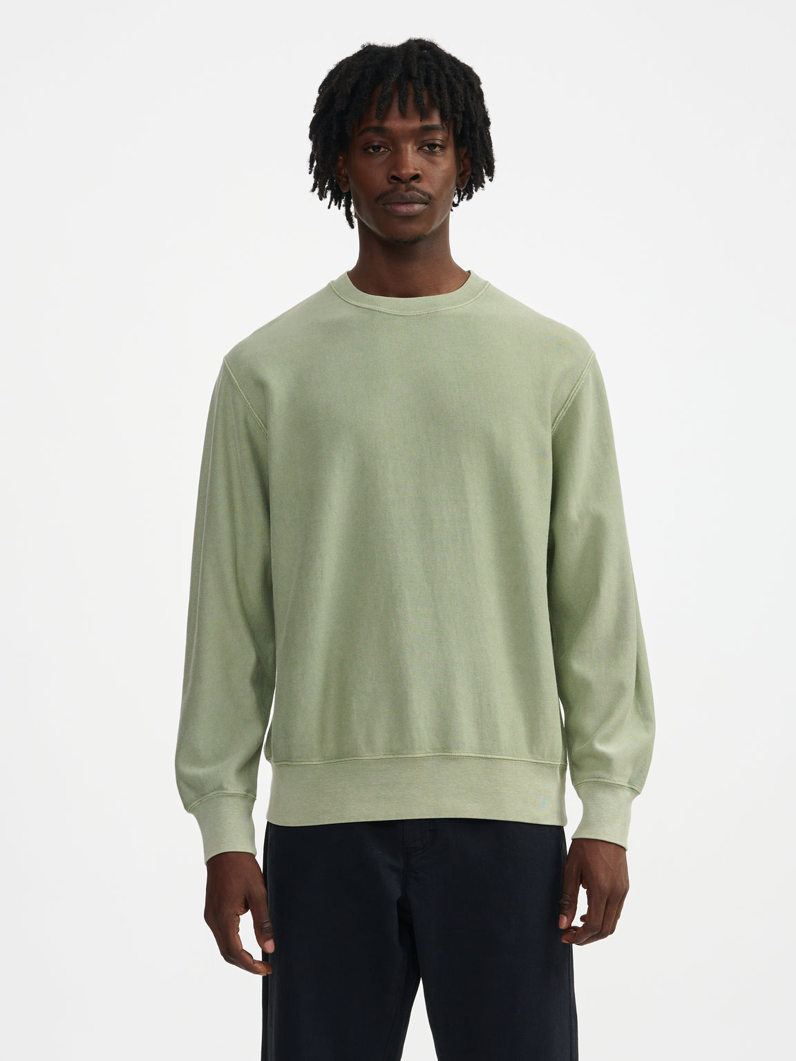Flake Sweatshirt - Groen | Mannencollectie | Bellerose