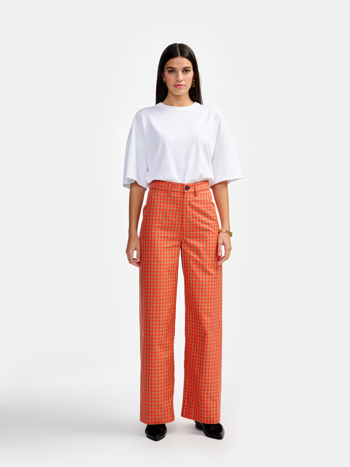 Lottie Trousers - Orange | Women Collection | Bellerose