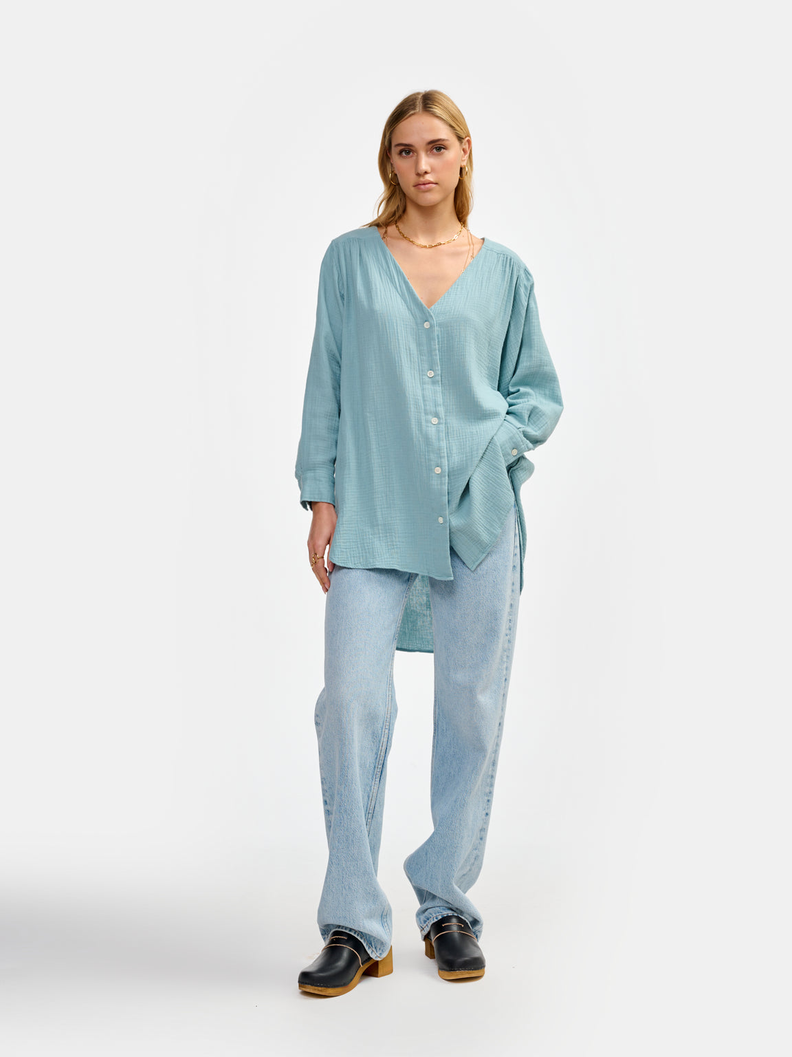 Physio Shirt - Blue | Women Collection | Bellerose