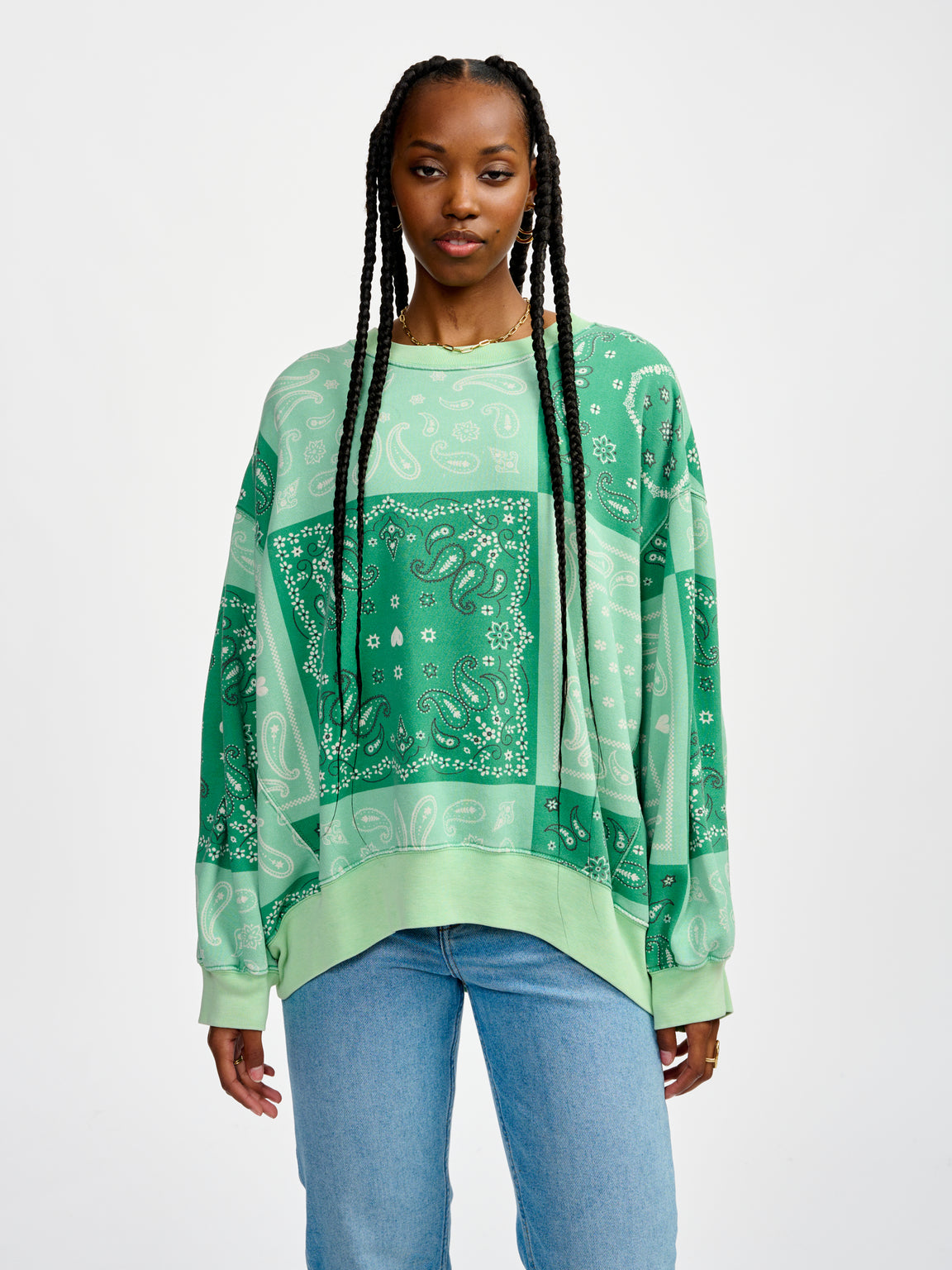 Sweatshirt Fritz - Vert | Collection Femmes | Bellerose