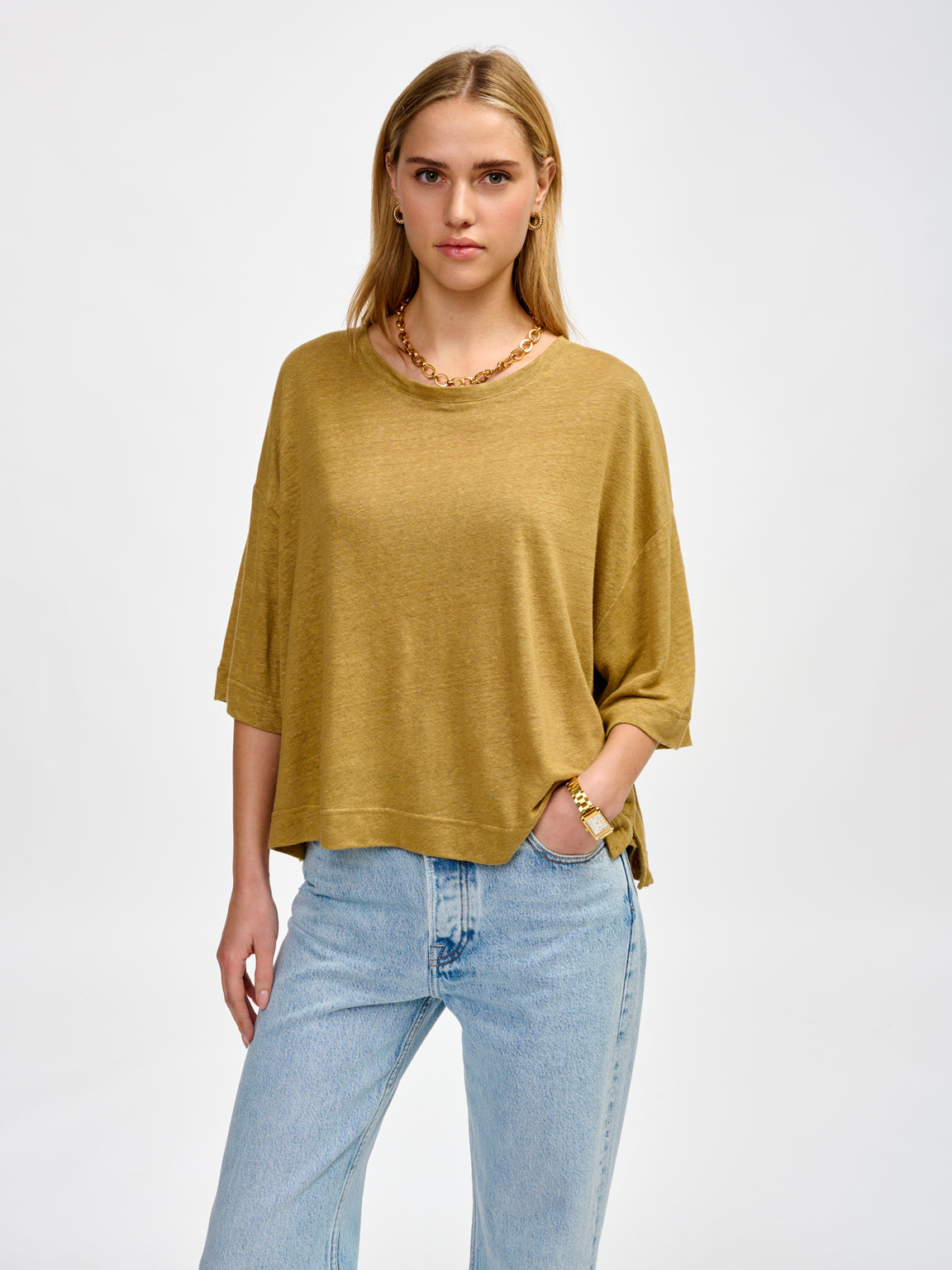 Vydel T-shirt - Green | Women Collection | Bellerose