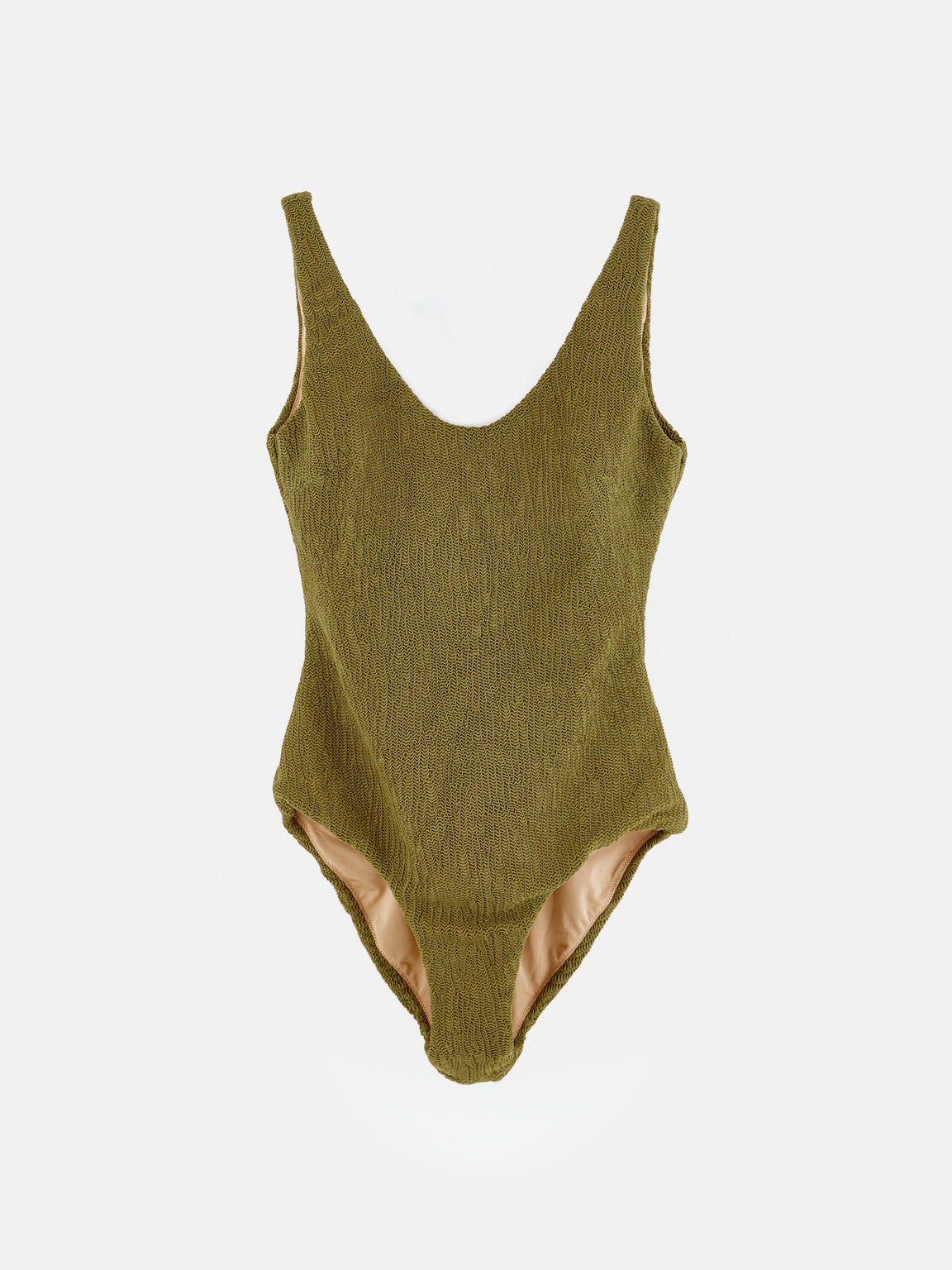 Oas | Khaki Isola One-piece Swimsuit | Bellerose E-shop