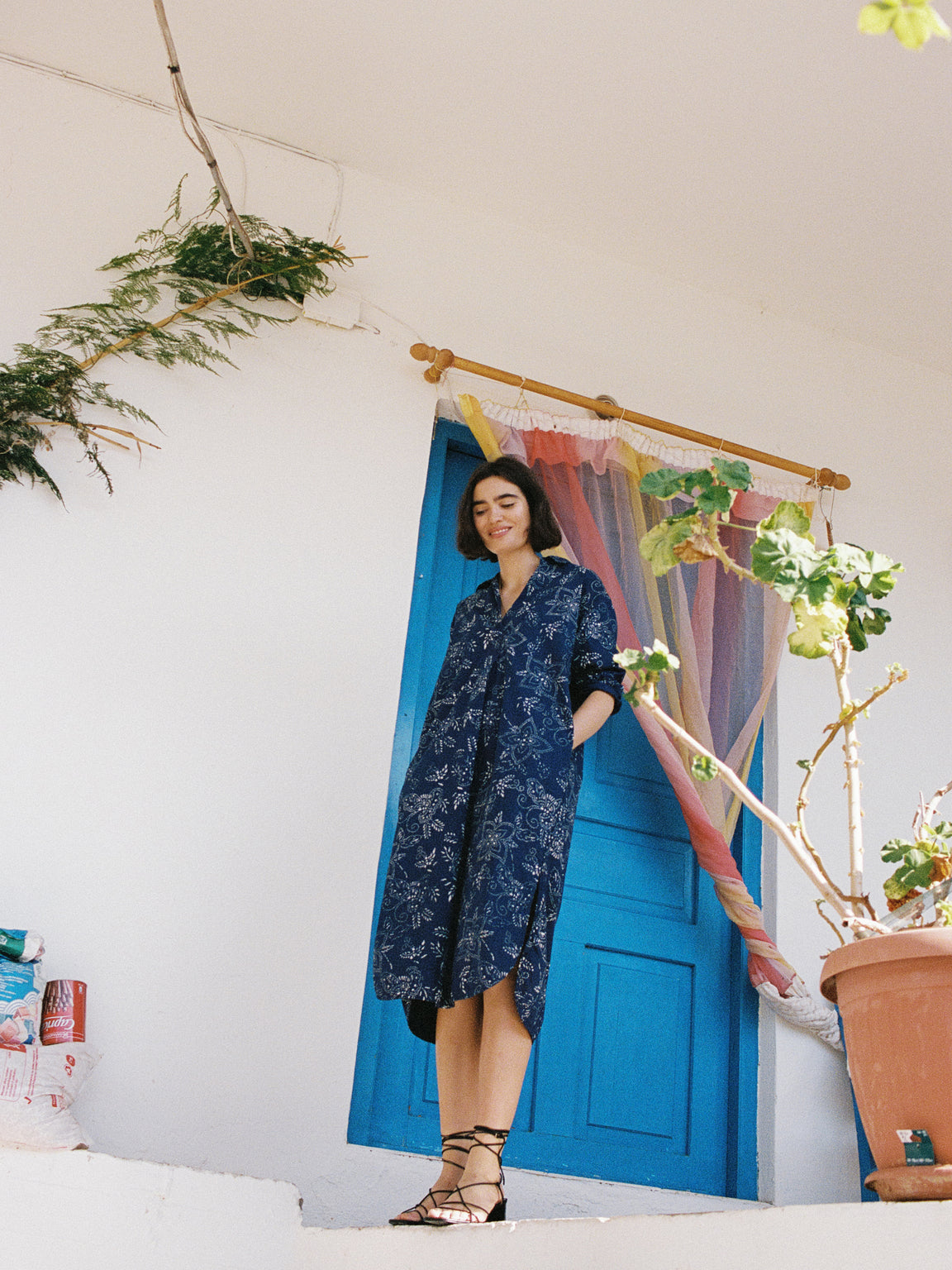 Robe Atoms - Bleu | Collection Femmes | Bellerose