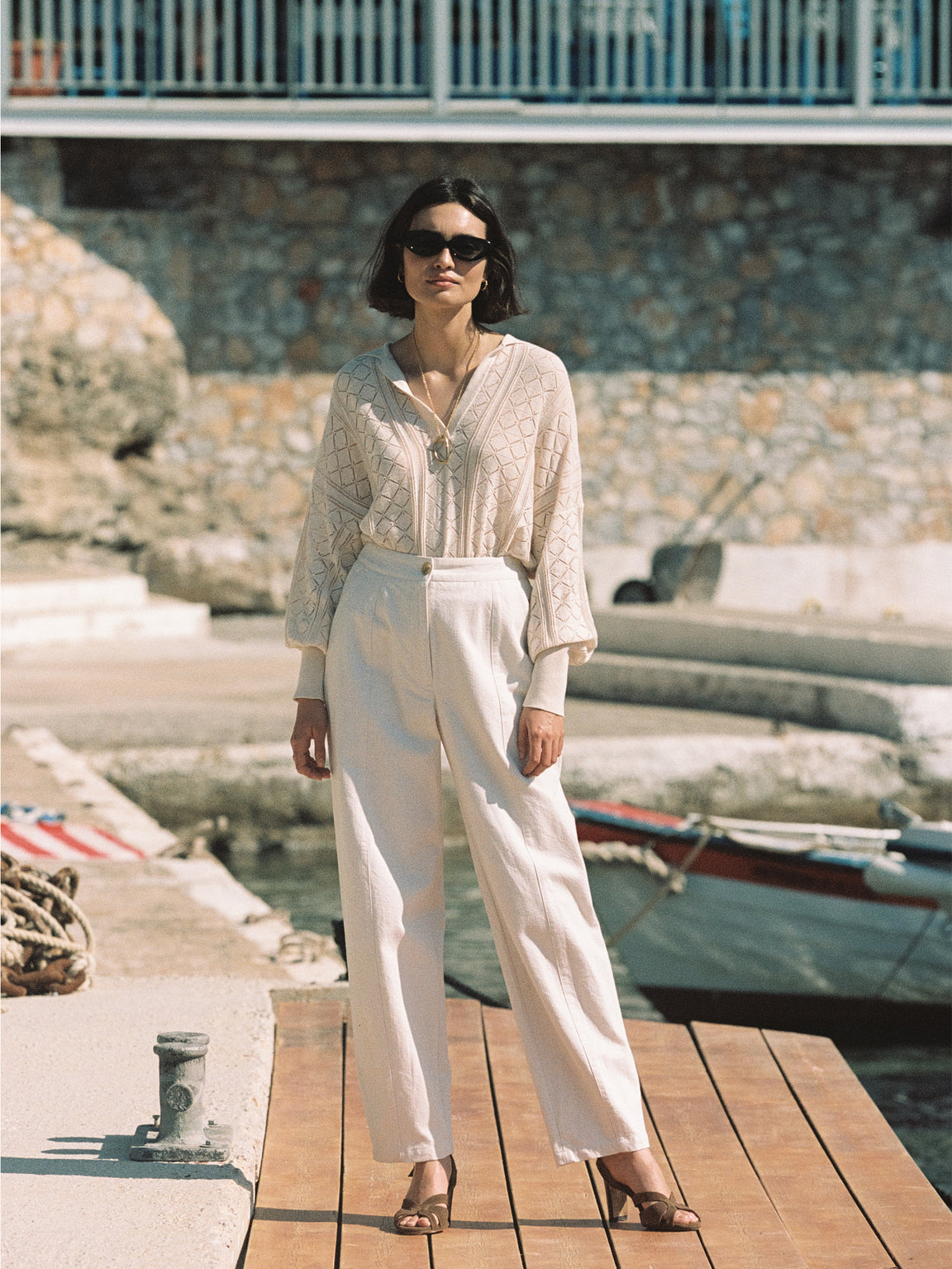 Pantalon Dark - Blanc | Collection Femmes | Bellerose