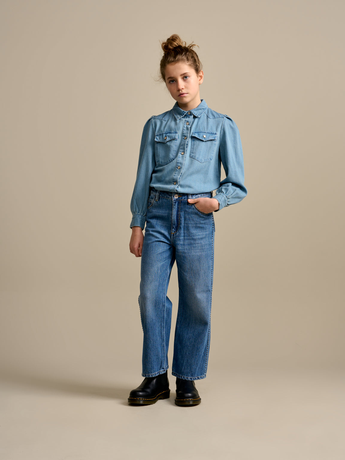Popies Jeans - Blue | Girls Collection | Bellerose