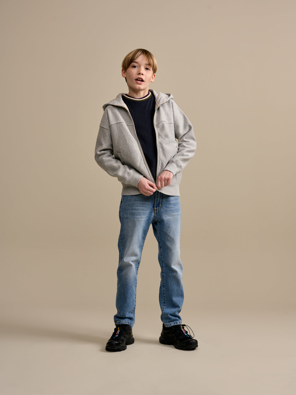 Foula Sweatshirt - Grey | Boys Collection | Bellerose