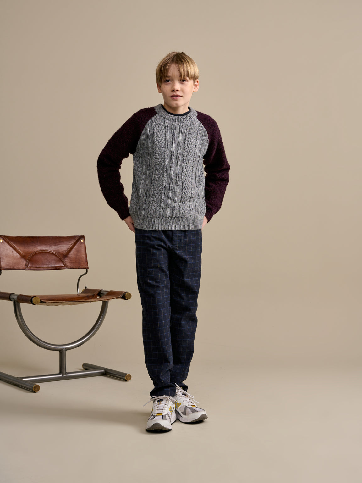 Aece Sweater - Grey | Boys Collection | Bellerose