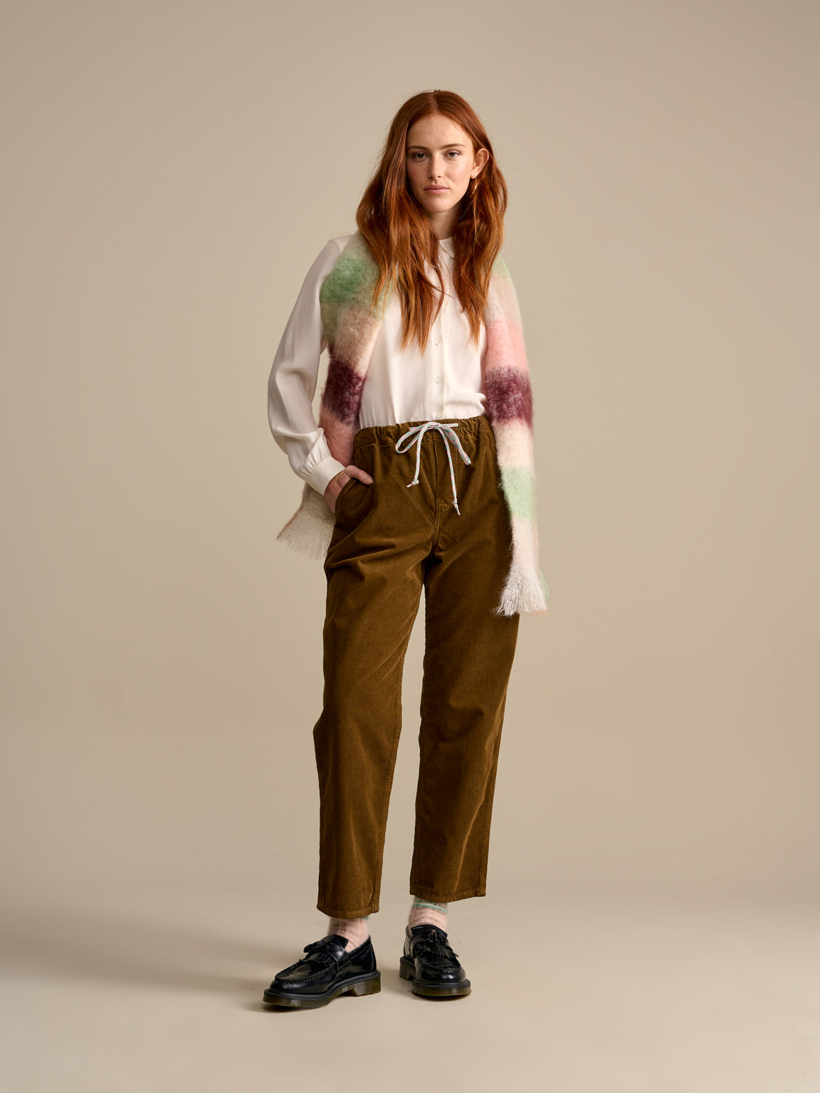 Pizzy Trousers - Brown | Women Collection | Bellerose