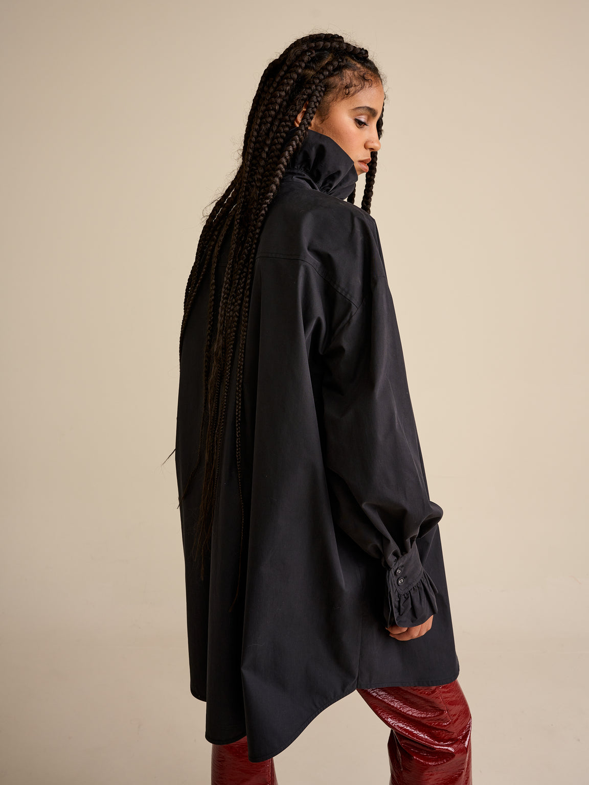 Robe Chemise Hila - Noir | Collection Femmes | Bellerose