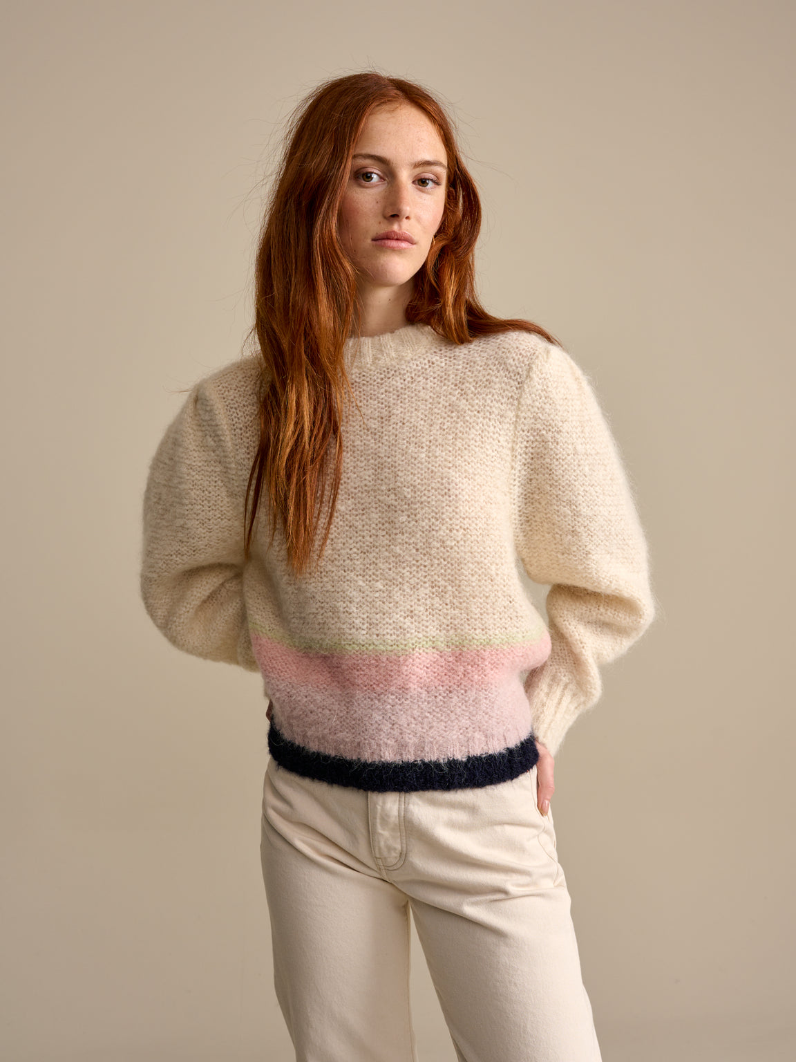Nilas Sweater - Wit | Vrouwencollectie | Bellerose