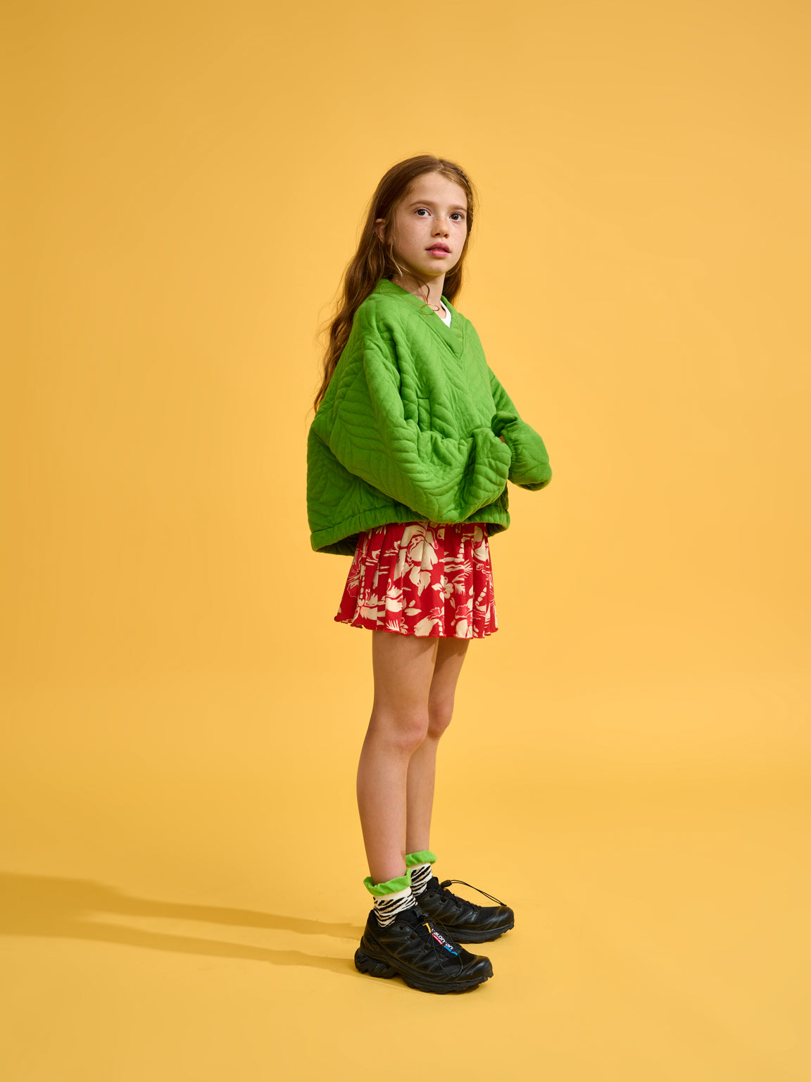 Cinae Sweatshirt - Groen | Meisjescollectie | Bellerose
