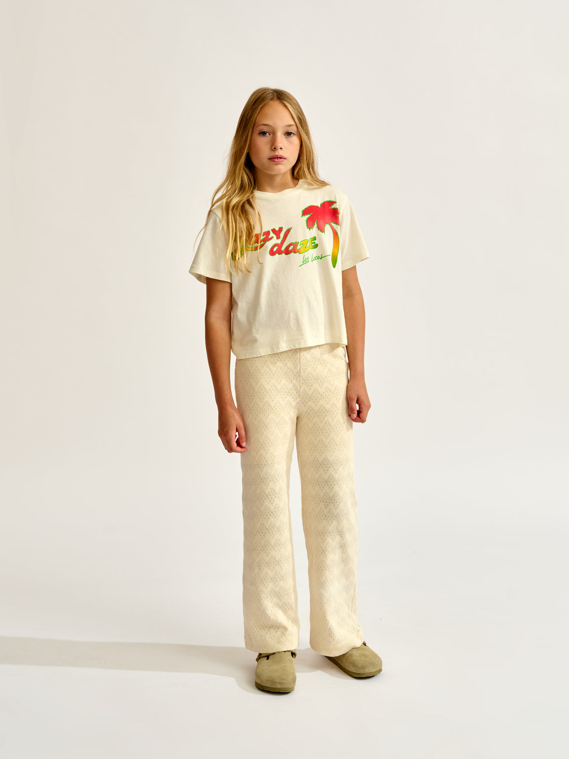 Pantalon Viona - Blanc | Collection Filles | Bellerose