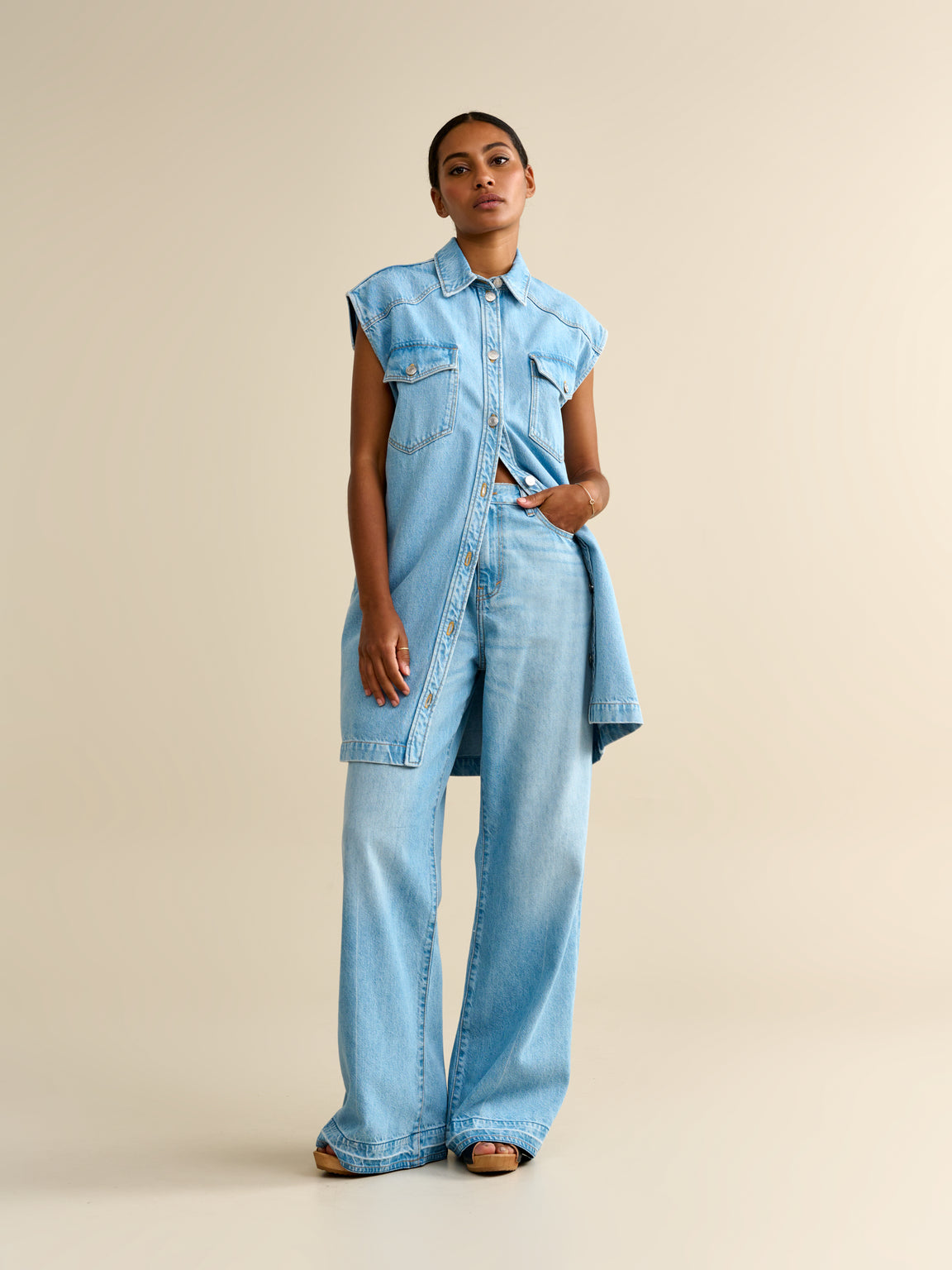Phoenix Dress - Blue | Women Collection | Bellerose