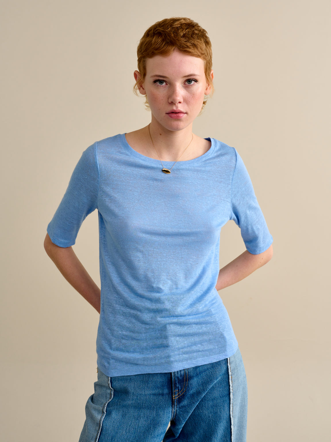 Seas T-shirt - Blauw | Vrouwencollectie | Bellerose